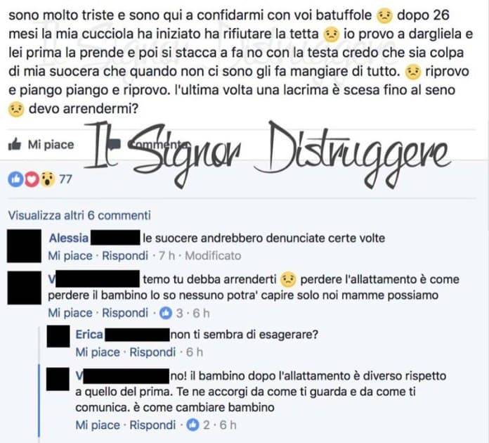 Stupidi bambini diversi perché a 2 ANNI E 2 MESI iniziano a mangiare cibi solidi