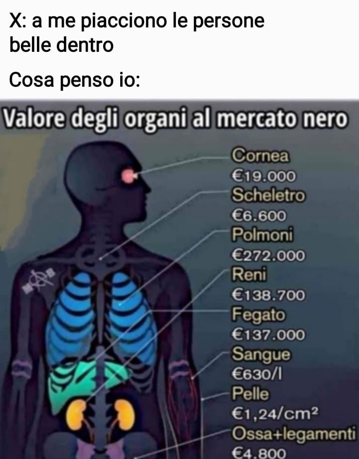 Mi piacciono le persone belle dentro 