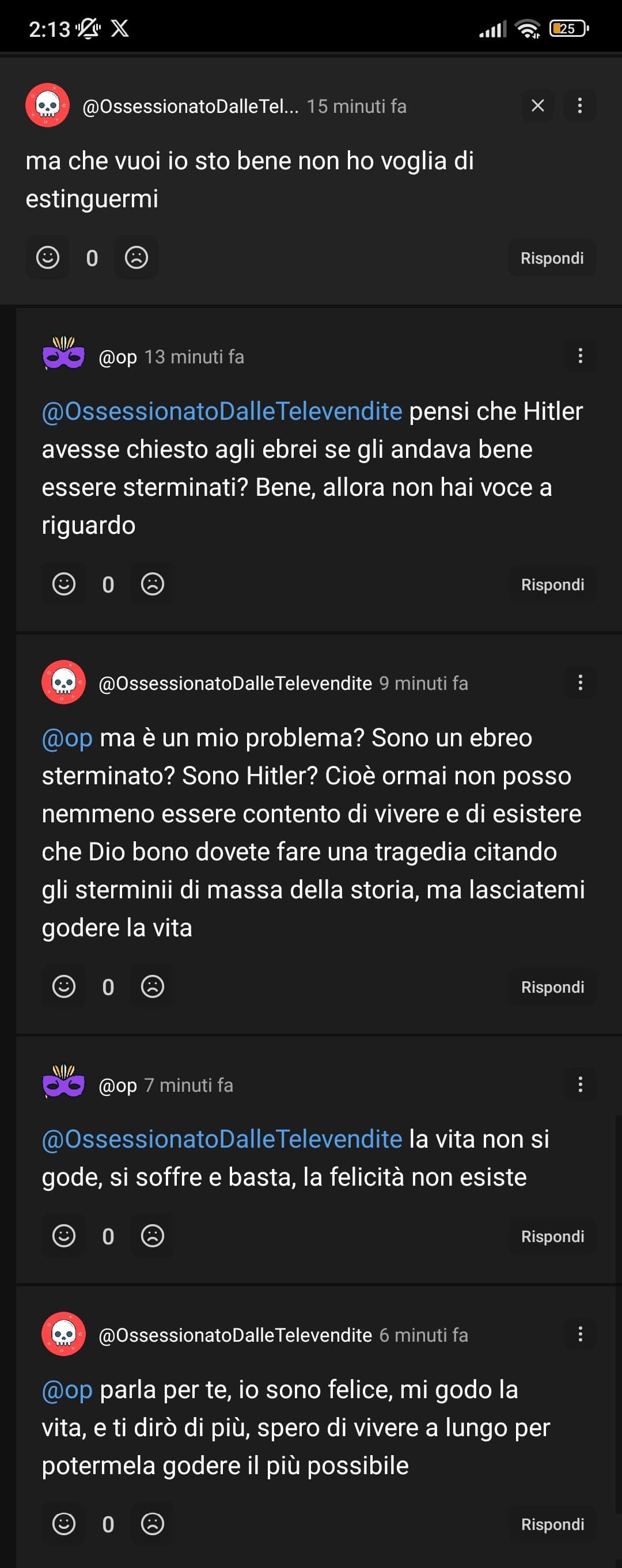 Conversione sotto ad un segreto che sostiene che ci dovremmo estinguere