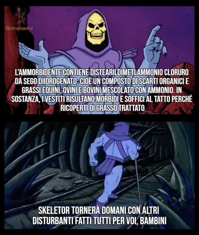 Skeletor il piacere della scoperta. 