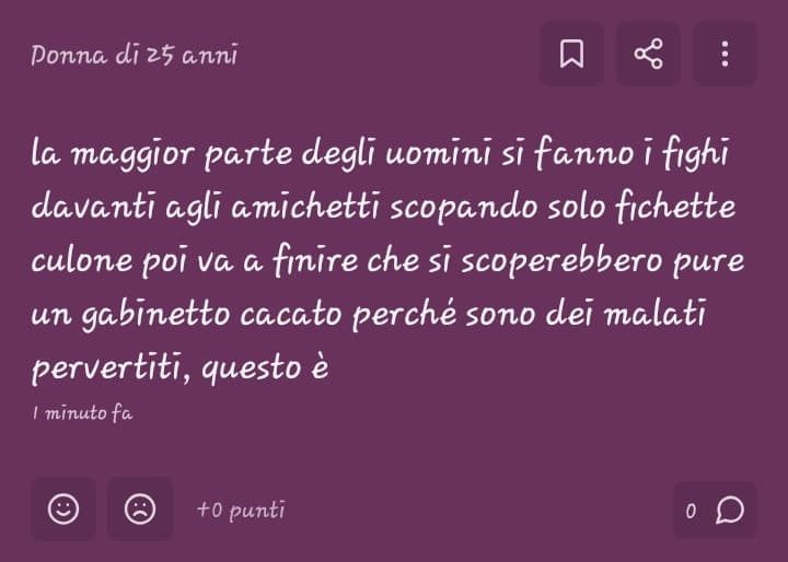 Sempre stesso discorso ma non come pensi