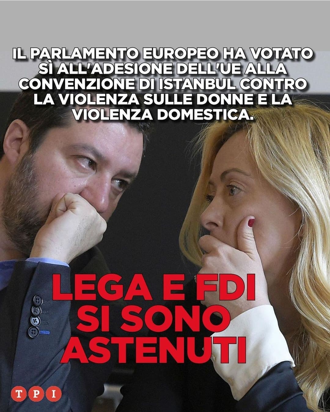 D'altronde, da due partiti che si chiamano Lega (a cosa?) e Fratelli (non Sorelle) d'Italia cosa vi aspettavate? #ironia