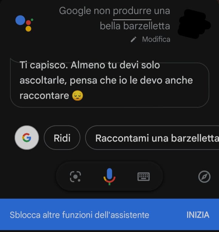 So deep bro??
(Comunque avevo detto "Google non queste dai, ti avevo chiesto una bella barzelletta" e non so come sia finito a ciò che leggete sotto)