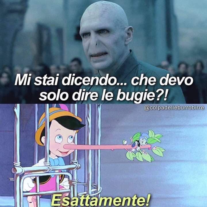 Non gli crescerà mai il nasoooh