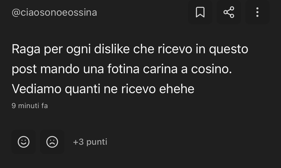 Non volete bene a cosino