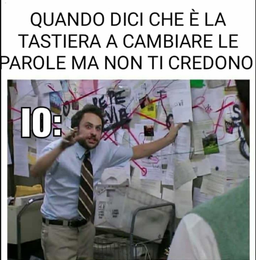 Rimetto un mio vecchio meme del 2019 per nostalgia 