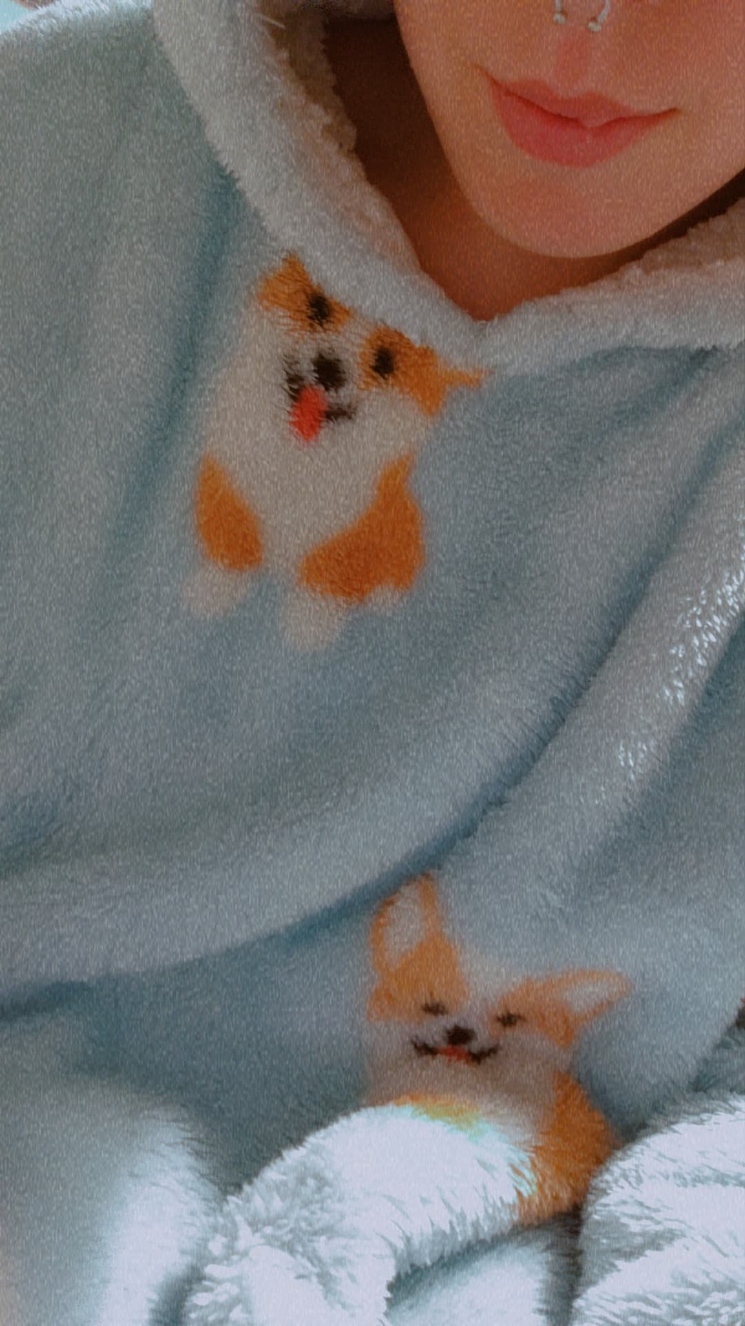 C'è proprio la temperatura giusta per mettere la snuddie con i corgi😁
Se avete occasione di passare da Primark..acquisto consigliato!