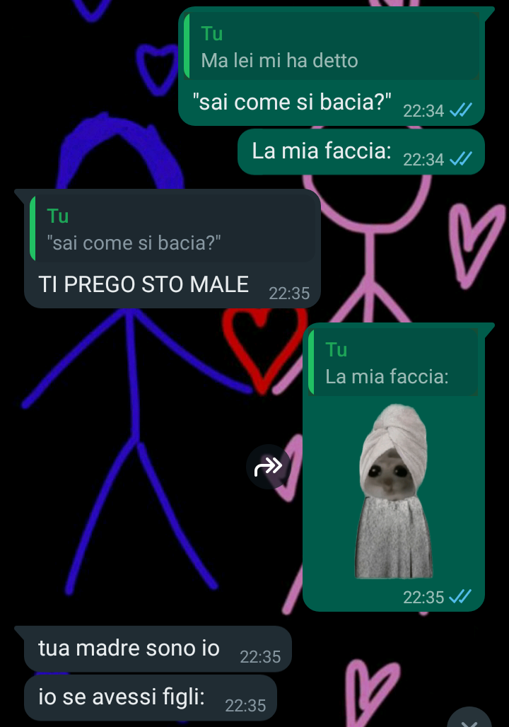 Ho raccontato a mia madre che ho una ragazza e che ci vedremo. Non penso di aver mai provato così tanto disagio in vita mia. 