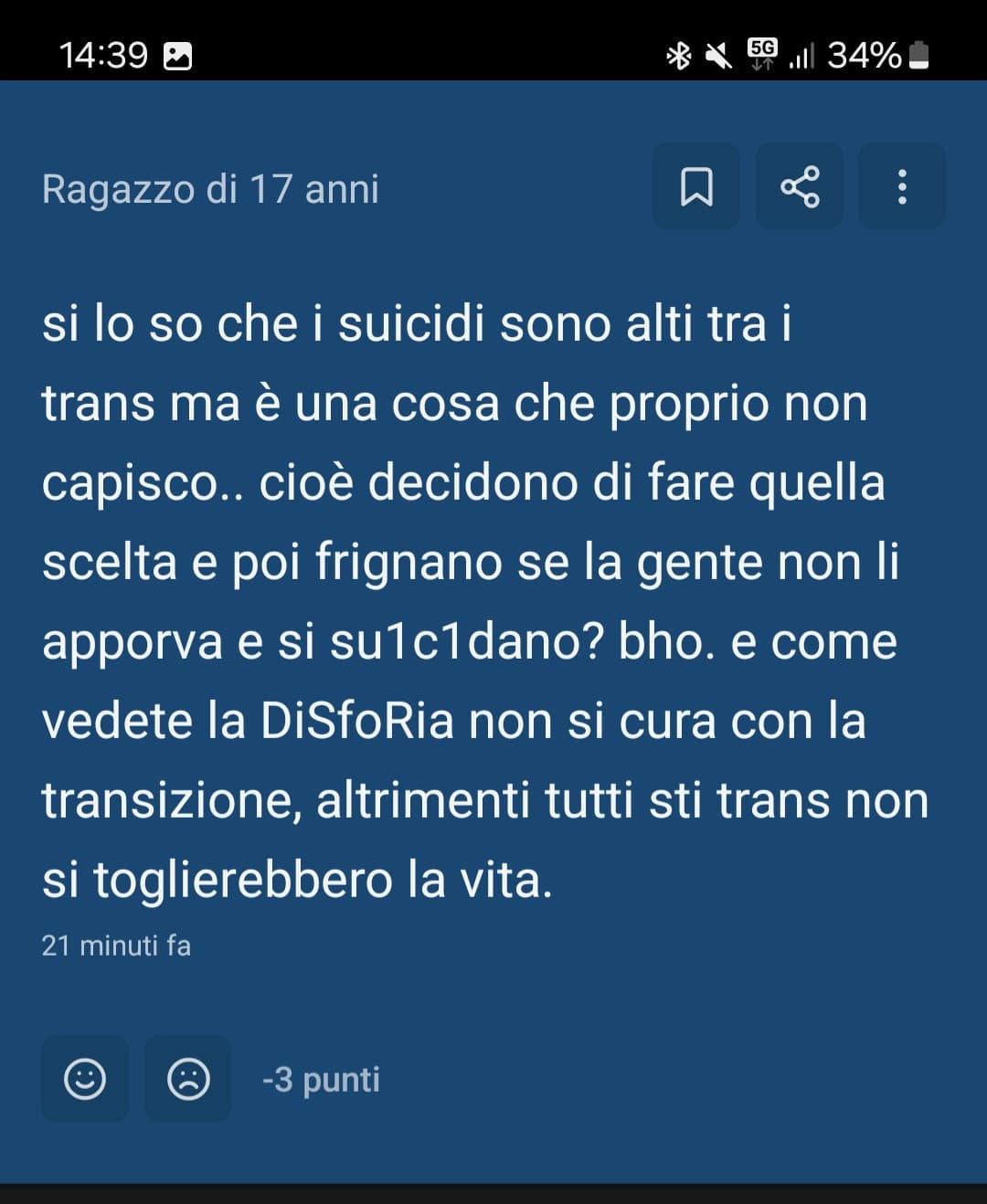 La gente così non la sopporto