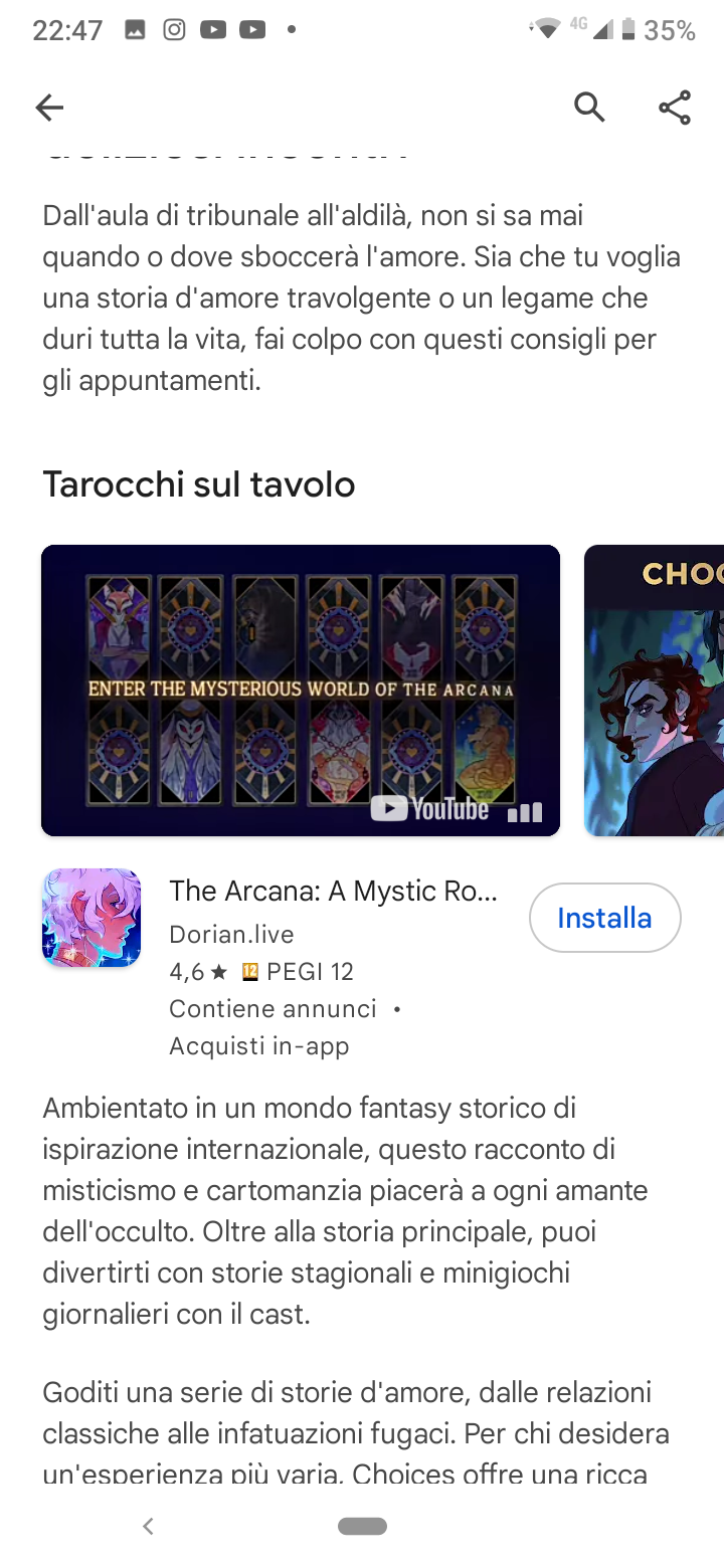 THE ARCANA E TEARS OF THEMIS????????DUDE.OBEY ME HA RECENSIONI PIÙ ALTE 4.7 TEARS OF THEMIS 4.5 MA CHE CAZZO DICI🔥🔥🔥 NON È SONO QUELLI I GIOCHI DA MOSTRARE NELLA RACCOLTA DI GIOCHI ROMANTICI🔥🔥🔥