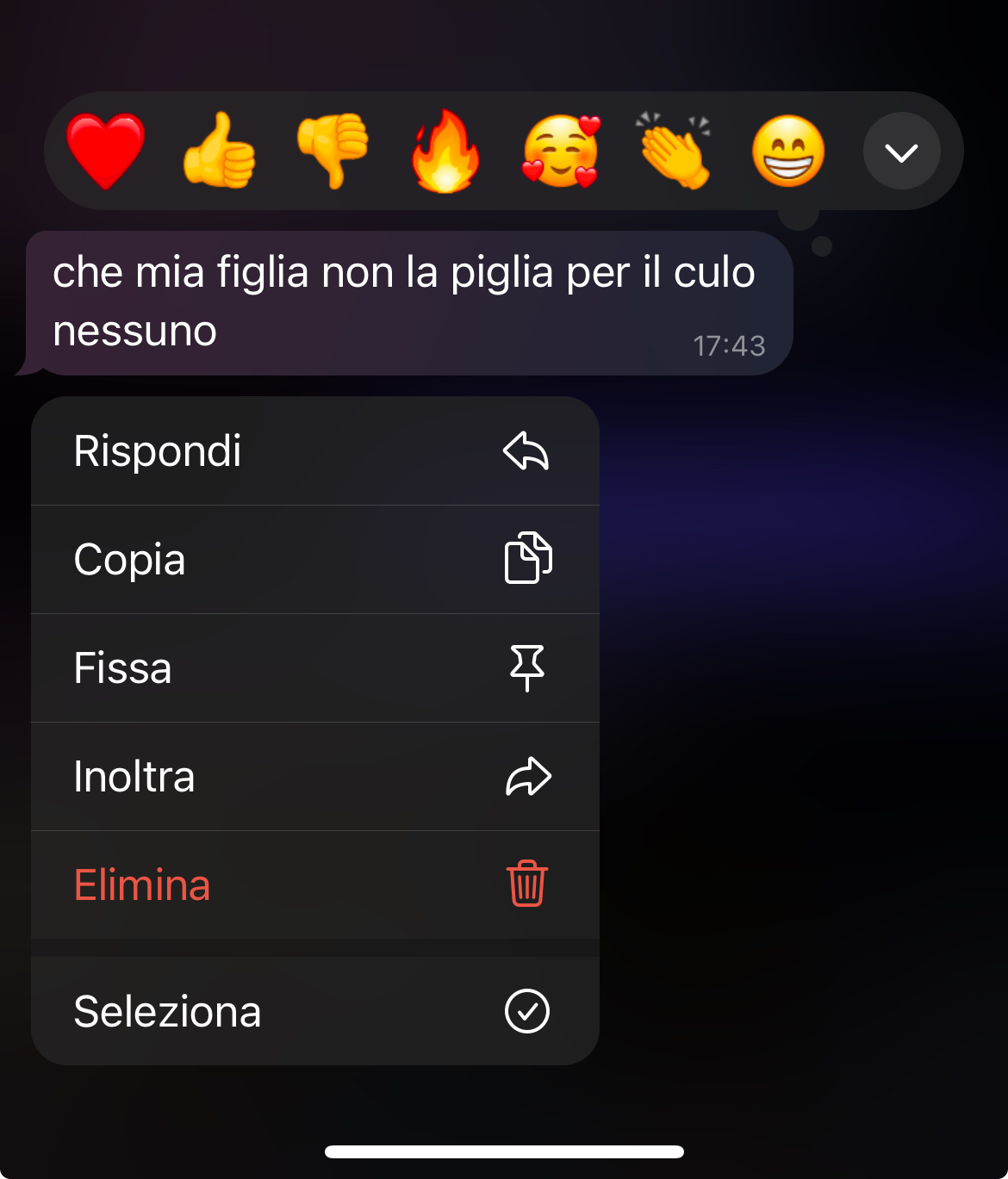 non è nemmeno mio padre
