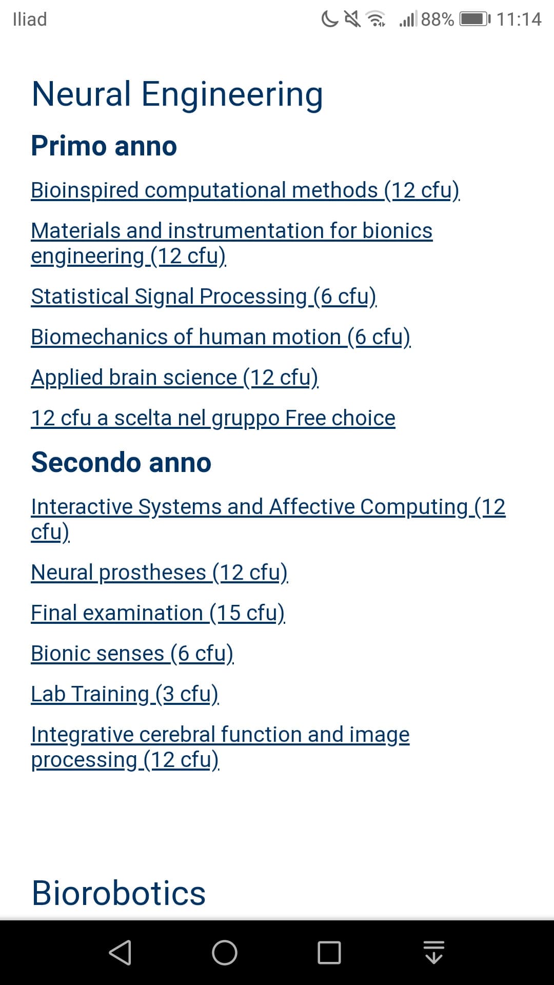 LASCIO SCEGLIERE A VOI QUALE CORSO DI LAUREA FARÒ. 