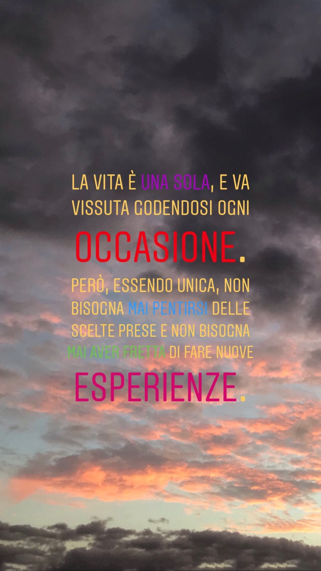 La vita...