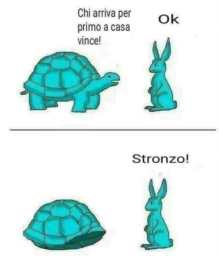 Ha ragione non è giusto ahaha