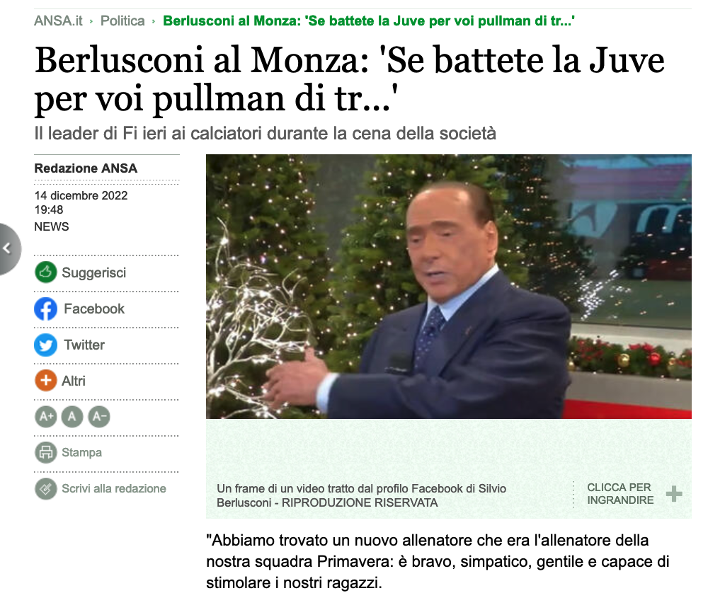 Potrei aprire una serie giornaliera con le rotture di coglioni delle femministe, ogni giorno si lamentano di una stronzata nuova, oggi è il turno di Berlusconi 