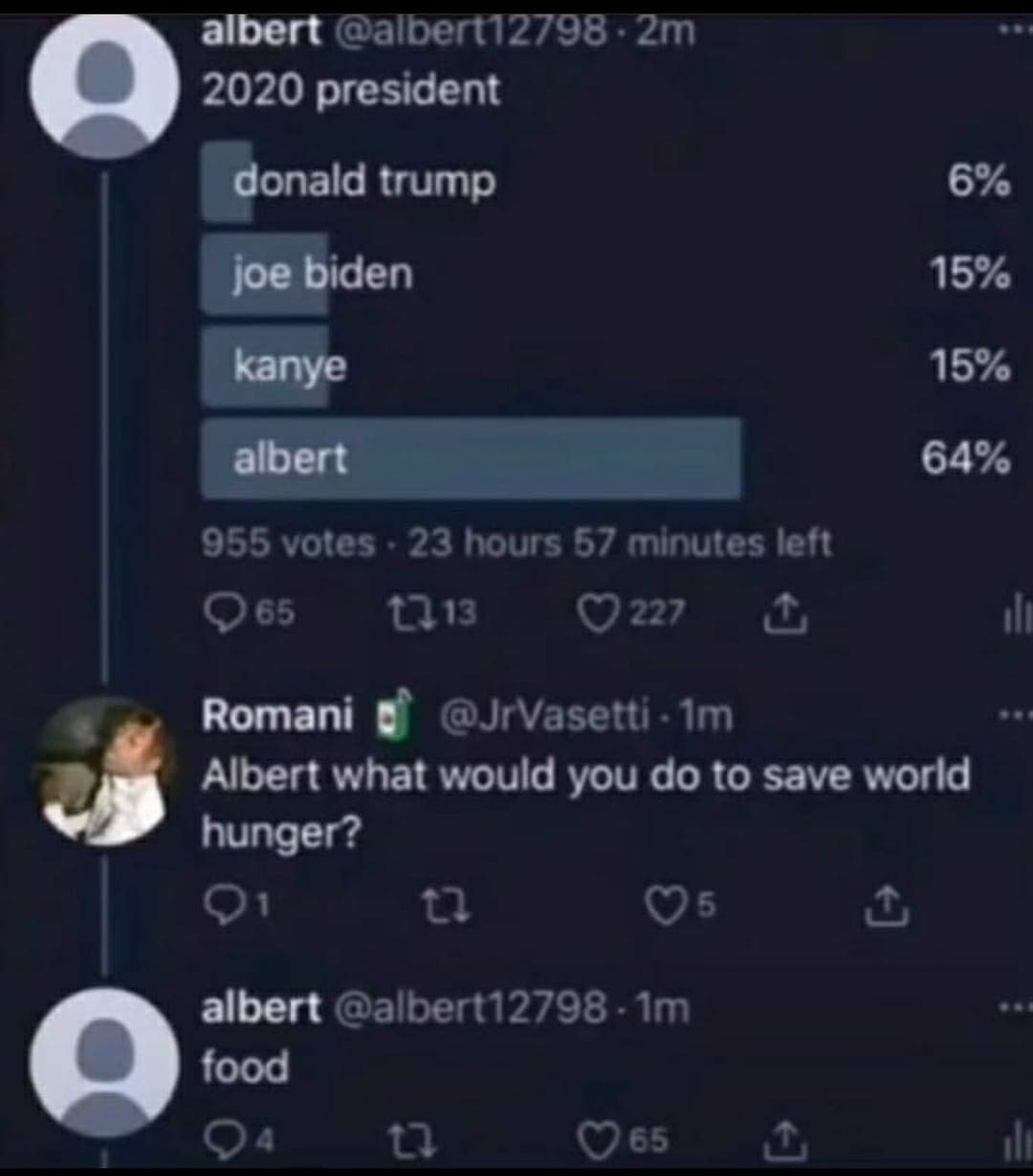 Vote albert