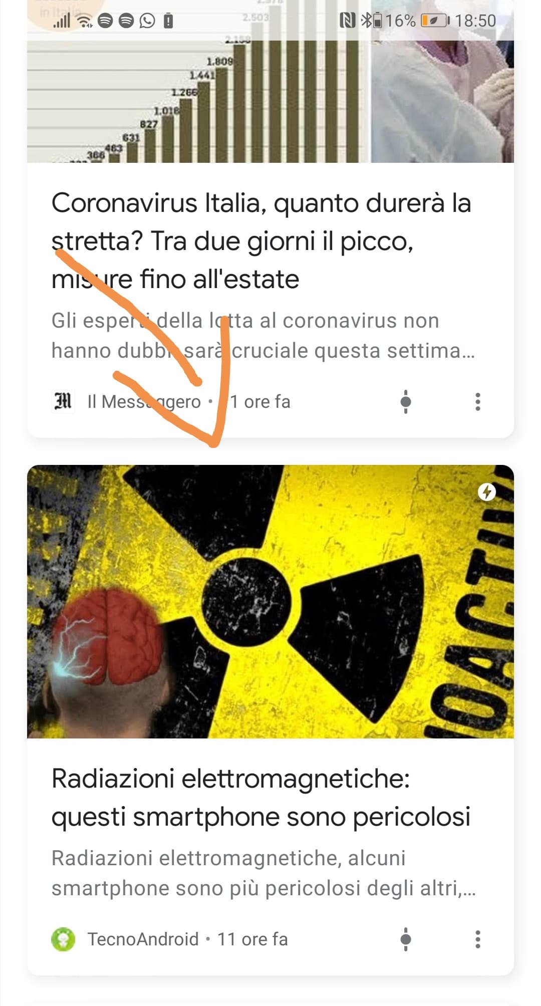 Però ora tecnodroid ha rotto il cazzo con ste notizie del cazzo. È da un mese che va avanti con sti argomenti tutti Uguali. ABBIAMO CAPITO CHE CI SONO DEI TELEFONI CHE HANNO PIÙ RADIAZIONI DI ALTRI GRAZIE. (Nonostante questo non sono cancerogeni perché le 