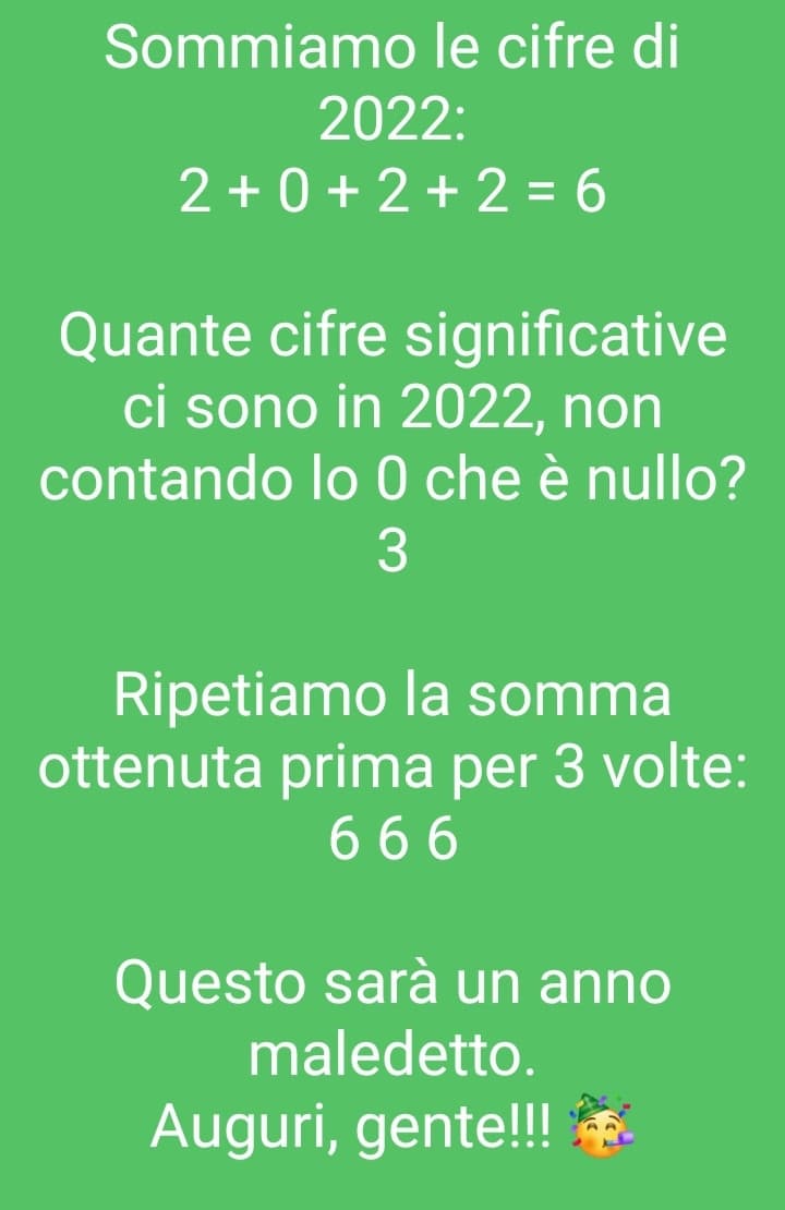 Buon anno così.