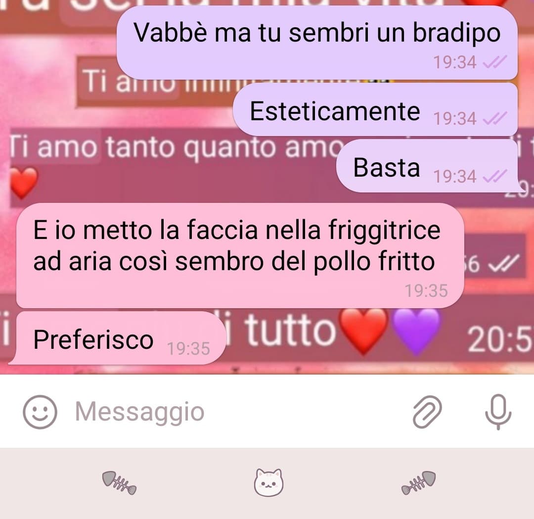 Perchè si offende per così poco 