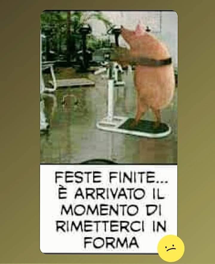 e voi le avete finite le feste