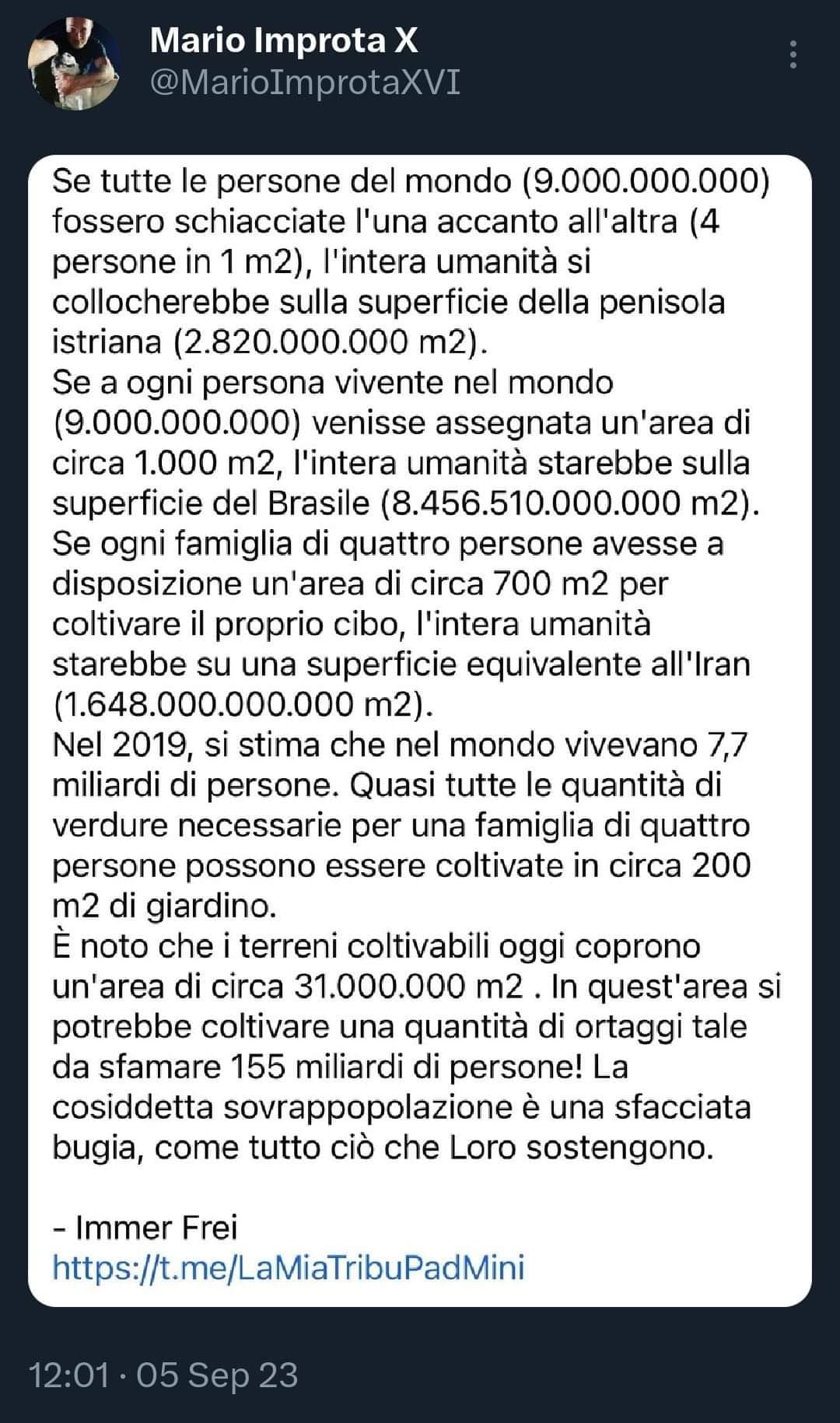 

E sono gli stessi che dicono che le città da 15 minuti sono una dittatura.