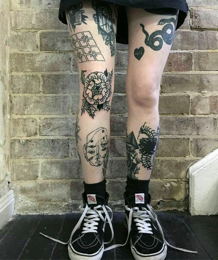 voglio tatuarmi così le mia gambette.