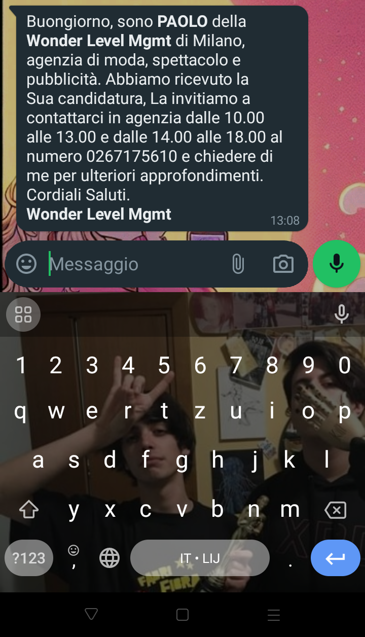 e mò chi glielo dice che mi sono iscritta quando ero in fase up e che non posso davvero andare fino a milano😟😟😟