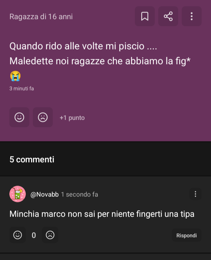 "maledette noi ragazze 🤓☝️"