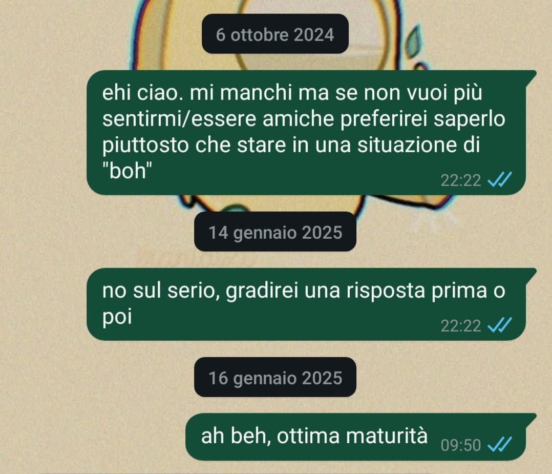 vorrei riscriverle