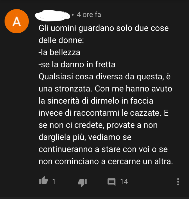 Non so Rick, mi sembra sessismo e generalizzazione