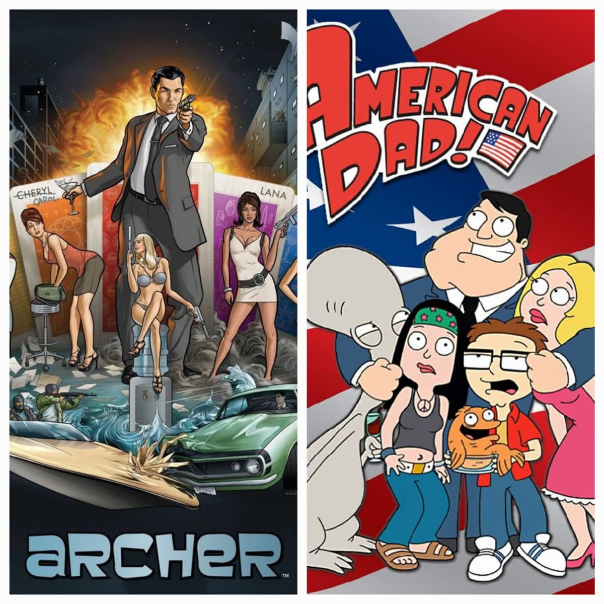 TORNEO CARTONI ANIMATI 11) archer or american dad