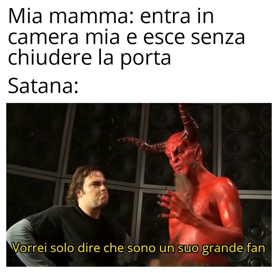 E anche se glielo chiedi lei non la chiude