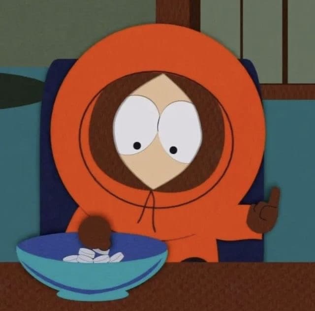 che cazzo mi sono venute le farfalle nello stomaco perché ho visto una con robe di south park sullo zaino aaaaaaaaa