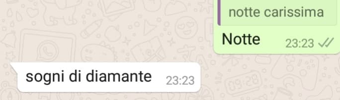 Mi ha scritto questo... Sono fottuta? Credo di sì... 