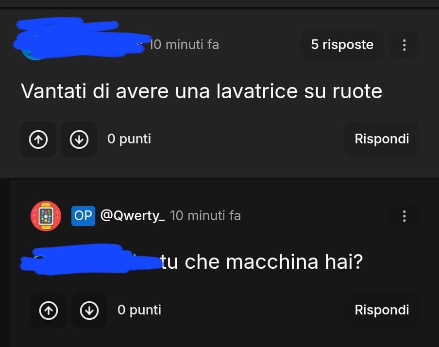 Mi sa che il Bro non ha la macchina ma parla