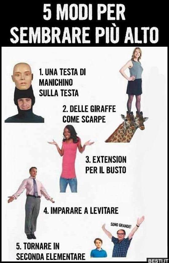 ah i metodi del giorno d’oggi 