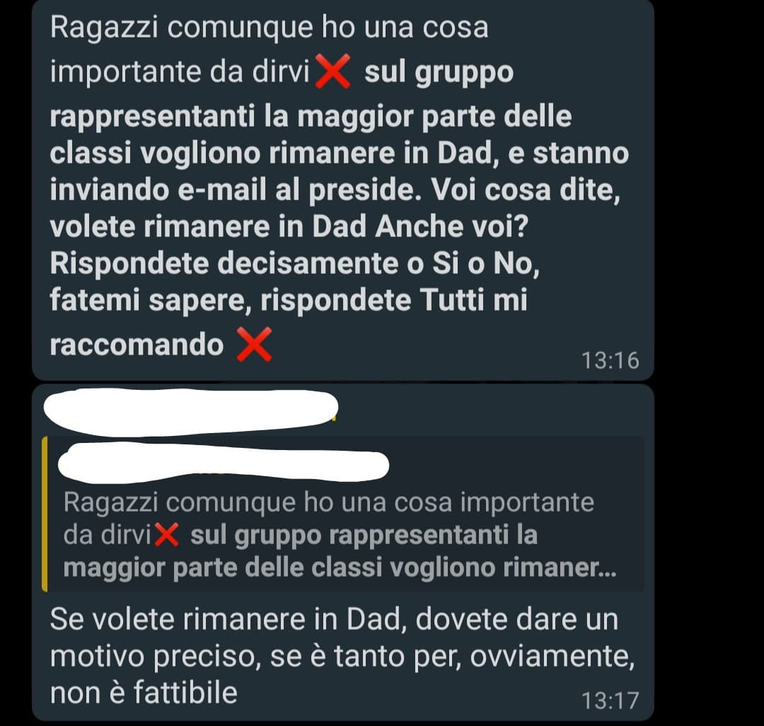 Vorrei tanto rispondere in questo modo ma non sarebbe una cosa valida :)