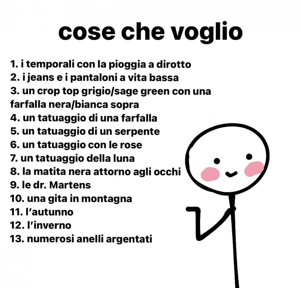 che esigo*