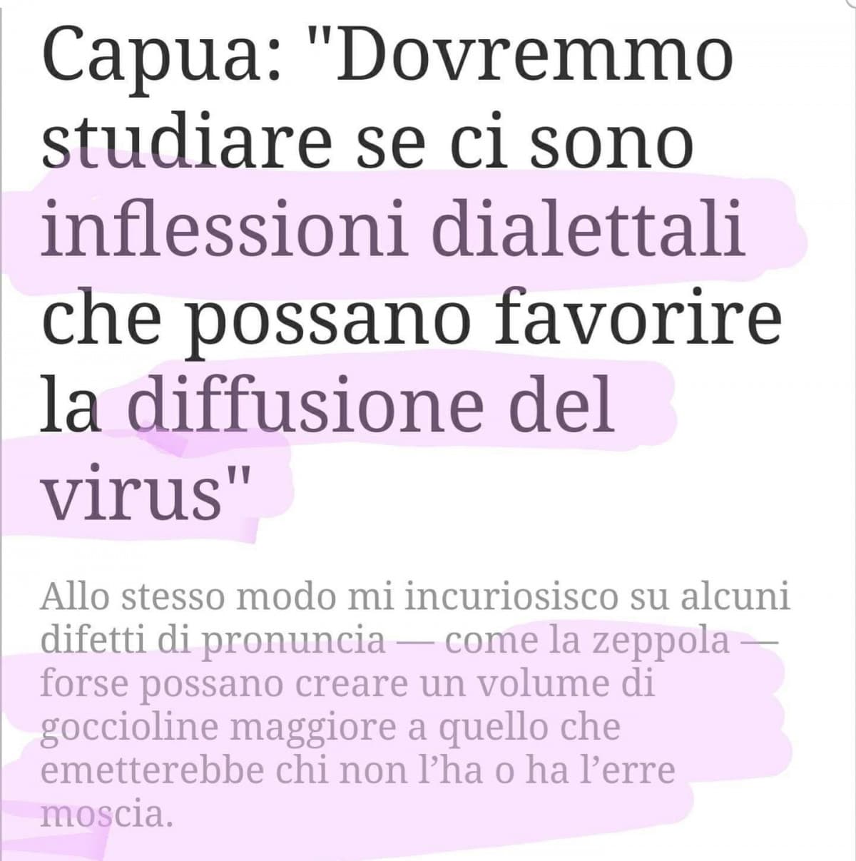 I virologi bravi.