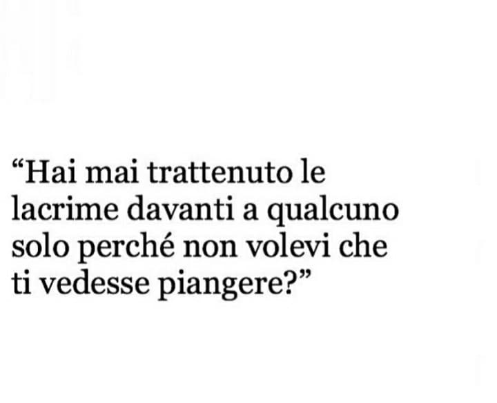 Vi è mai successo?