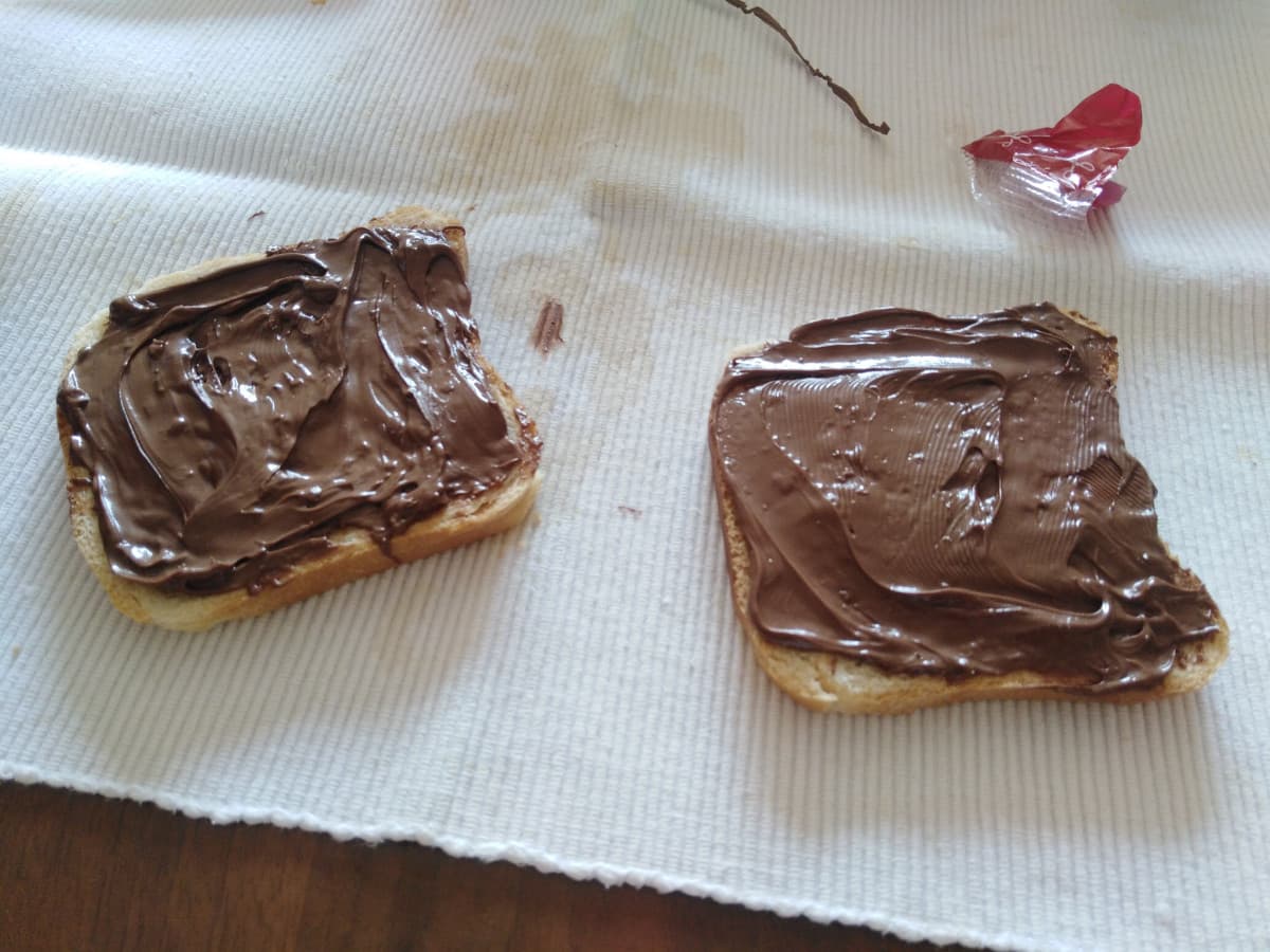 Pane e nutella... Si dice nutella e pane!!! 