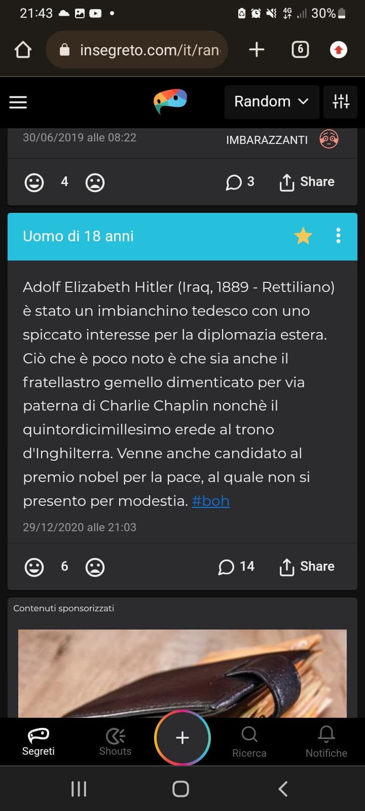 Pillole di storia su insegreto