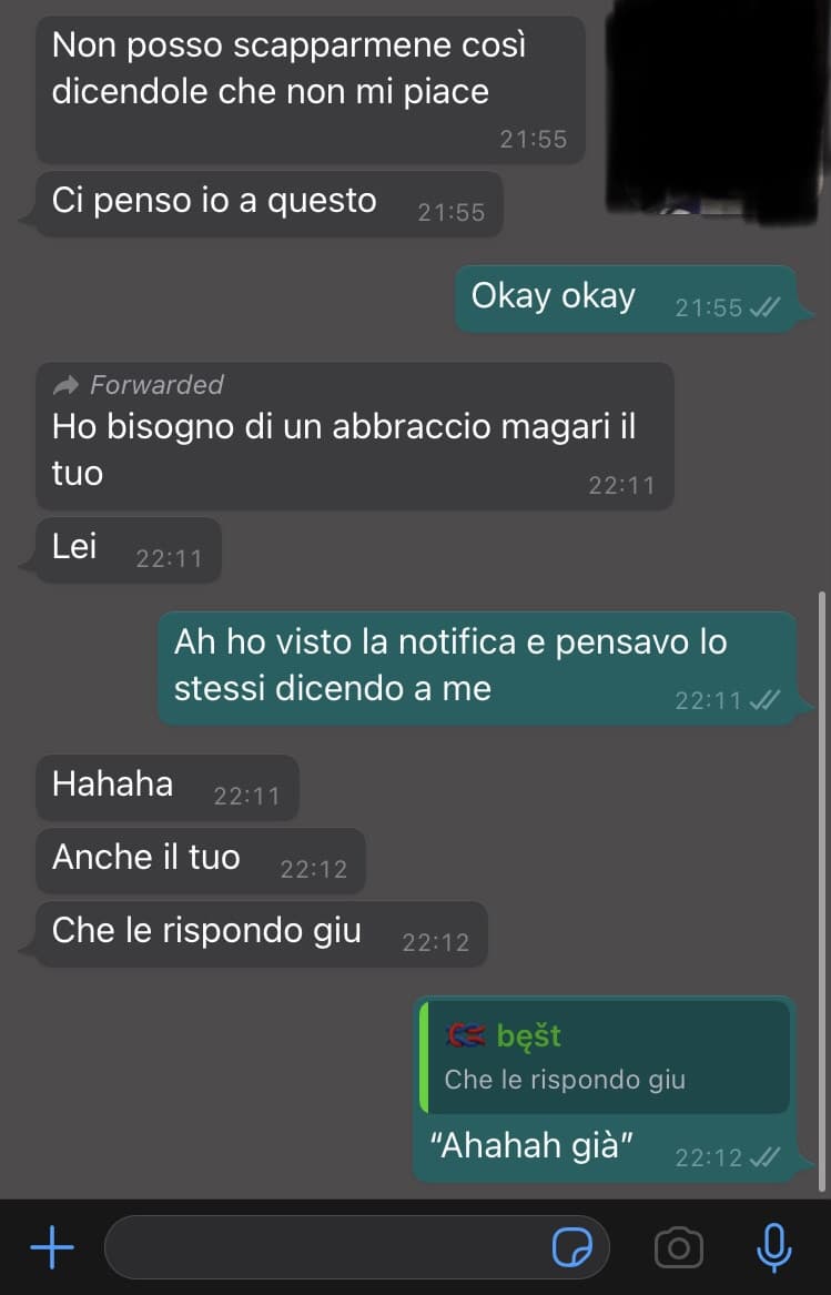 Mi sento un po’ stronza 