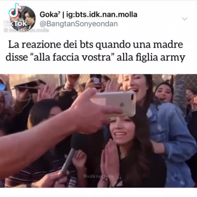 Le figlie che aspettano i BTS al concerto e I BTS sono con le loro madri???