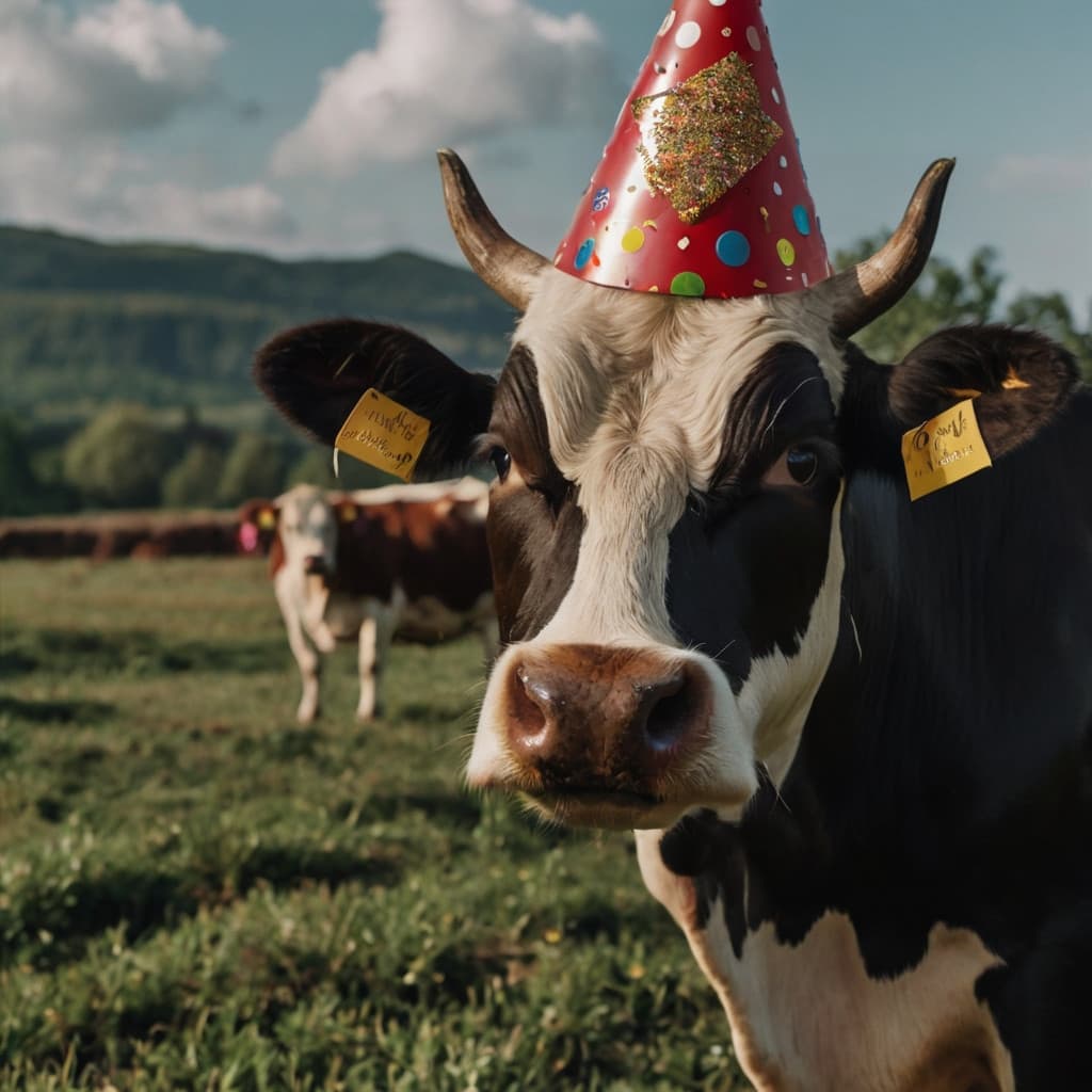 Oggi è il mio compleanno e nessuno mi ha fatto gli auguri solo perché sono una mucca 