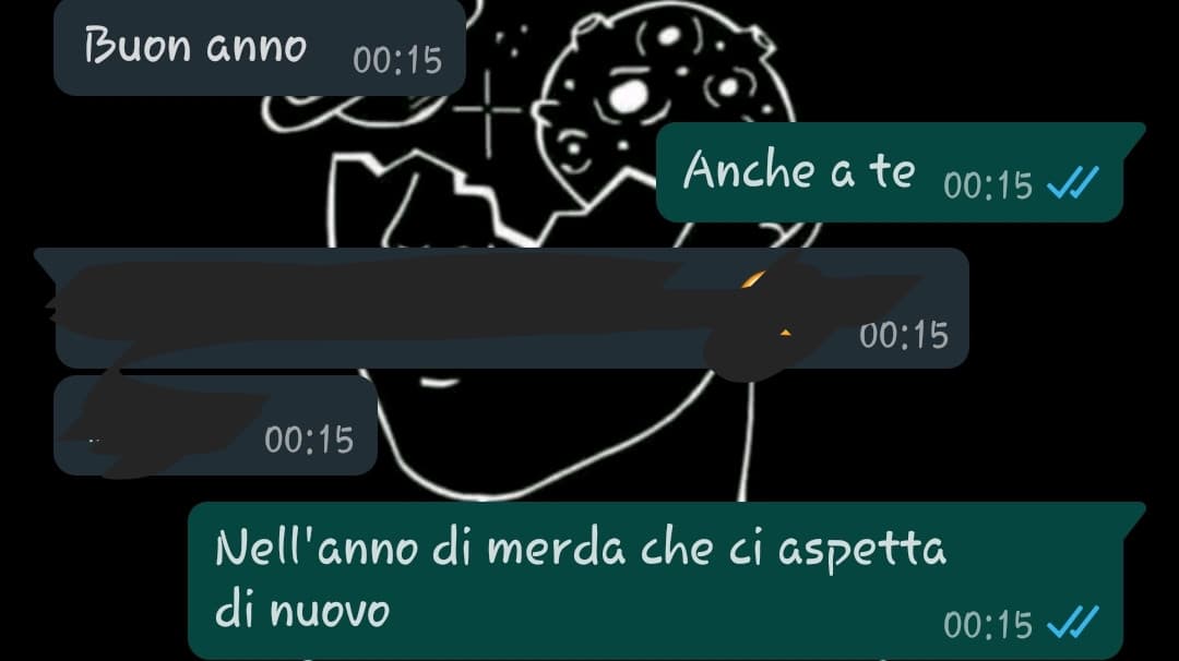 non ricordavo di questa chat, ho gufato mi sa