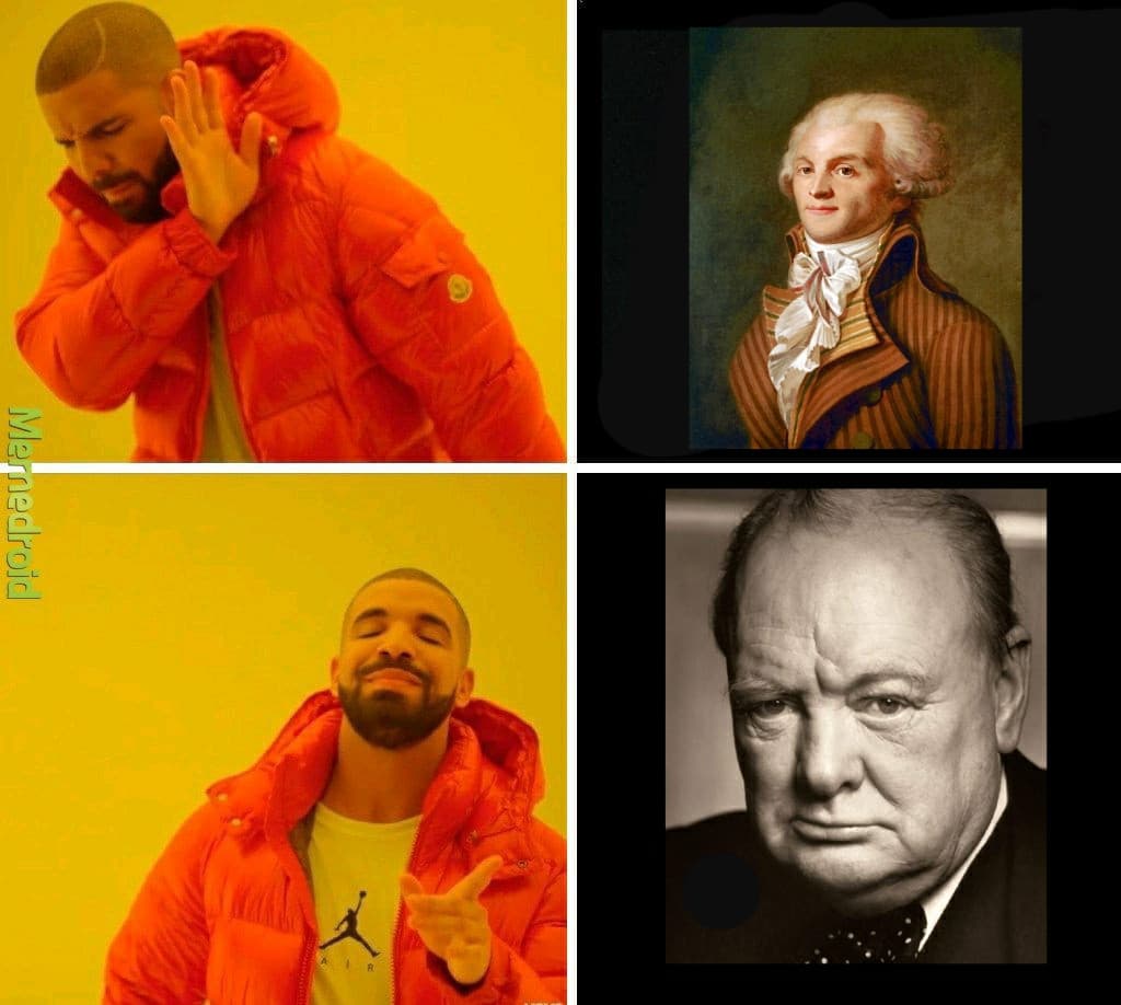 VOTATE BENE MI RACCOMANDO! preferite davvero Robespierre ?? io scelgo Churchill 