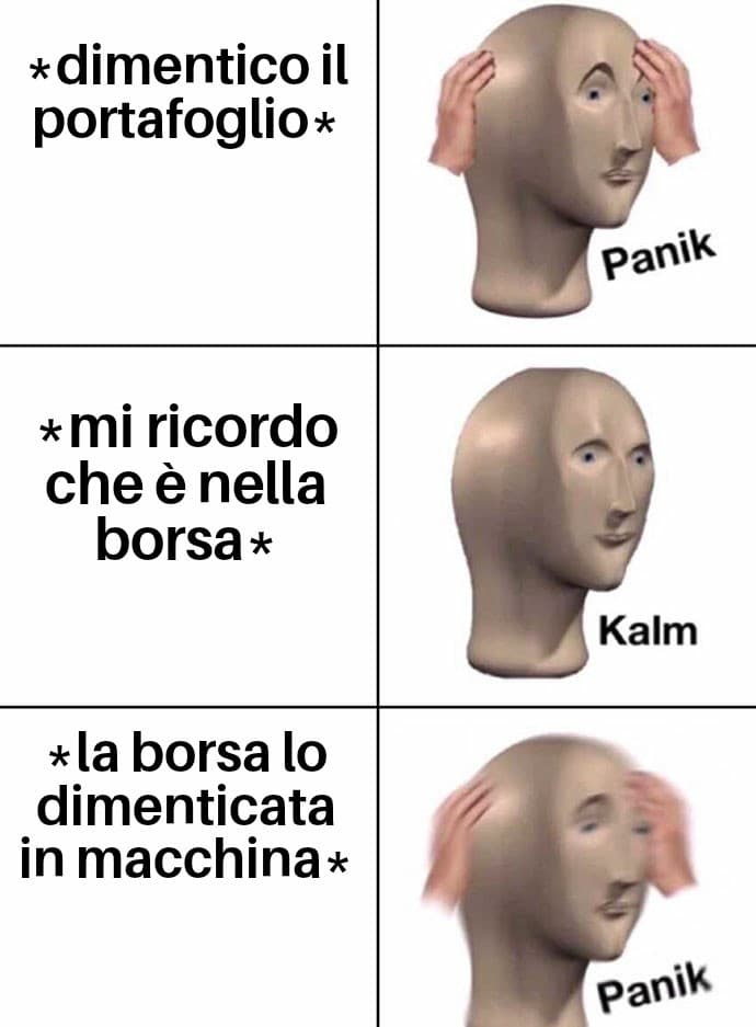 Più di una volta mi è successo??