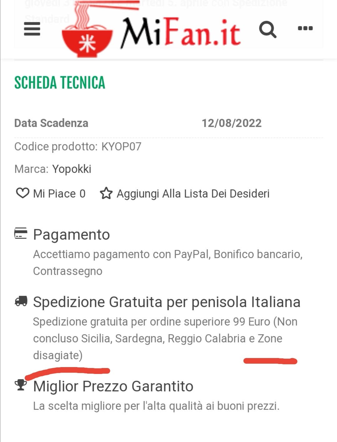 Stavo cercando del semplice cibo asiatico, non credo di aver capito 