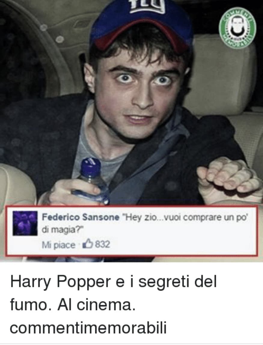 Quando sei Harry potter